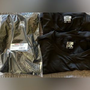 NEW 32° Degrees Cool bundle 3 black men’s Small t shirts